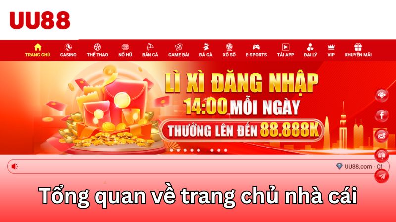 Tổng quan về trang chủ nhà cái