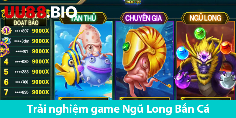 Bắn cá ngũ long - Trải nghiệm săn thưởng đỉnh cao cùng phong cách mới
